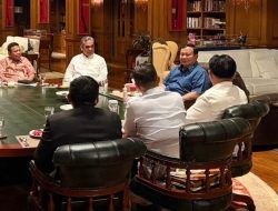 Prabowo Rapat Bareng Ketua MPR hingga Kepala BIN di Hambalang