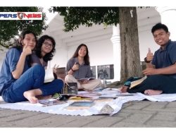 Ruang Baca Bambu Sumut Aktifkan Gerakan Literasi Lewat Buka Lapak di GOR Astaka