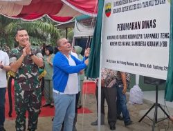 Bakhtiar Ahmad Sibarani Bersama Dandim 0211/ TT Resmikan Perumahan Dinas Koramil 01 Barus