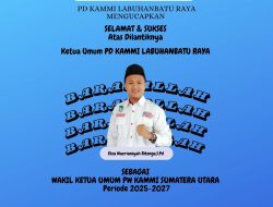 Elza Nazriansyah Ritonga Dilantik sebagai Wakil Ketua Umum PW KAMMI Sumatera Utara