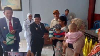 Walikota Sibolga Berikan Makanan Bergizi Gratis ke 40 Balita dan Anak Beresiko Stunting, Pastikan Program BAZNAS Berjalan Dengan Baik 