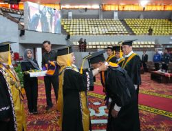 Sembilan Guru Besar Baru Unila Dikukuhkan