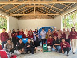 Mahasiswa KKN ULB 2025 Ciptakan Inovasi Pupuk Organik dari Pelepah Sawit di Desa Bandar Kumbul