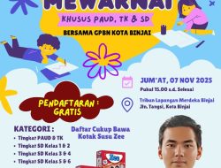 Baru Dua Hari Dibuka, Pendaftaran Festival Mewarnai Anak Bersama GPBN Binjai Membludak Melebihi Target