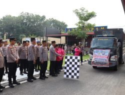 Polres Labuhanbatu Hadir untuk Sesama: Pengiriman Bantuan Kemanusiaan bagi Korban Bencana