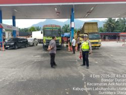 Polsek Aek Natas Pastikan Stok BBM Aman, Patroli Kamtibmas Ditingkatkan