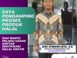 Pemilik PT Didi Digital Creatif Lulus sebagai Tenaga Pendamping Proses Produk Halal (P3H)