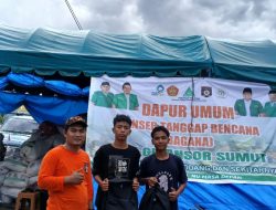 Bagana PW GP Ansor Sumut Hadirkan Dapur Umum untuk Warga Terdampak Bencana di Batang Toru, Tapanuli Selatan
