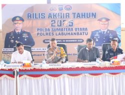 RILIS AKHIR TAHUN 2025 POLRES LABUHANBATU: CAPAIAN POSITIF DAN KOMITMEN TEGAS