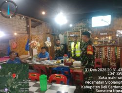 Koramil 03/Sibolangit Gelar Patroli Pos Kamling Jelang Malam Tahun Baru 2025, Pastikan Wilayah Tetap Aman dan Kondusif