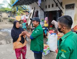 Gerakan Pemuda Ansor Medan Utara Turut Mewarnai Pendistribusian Bantuan Sembako Korban Banjir Medan Marelan