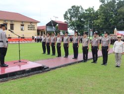 61 Personel Polres Labuhanbatu Naik Pangkat, Kapolres: Semakin Tinggi Pangkat, Semakin Besar Tanggung Jawab