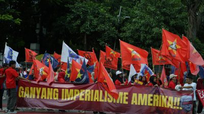 Ratusan Massa Gelar Aksi Solidaritas untuk Venezuela, Desak AS Hentikan Intervensi