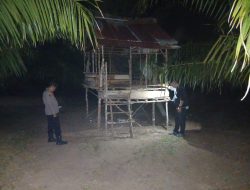 Polsek Bilah Hulu Gerebek Sarang Narkoba di Desa Tanjung Siram