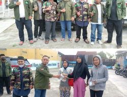 Pemuda Tabagsel Berbagi Kebahagiaan, Ratusan Takjil Gratis Dibagikan kepada Masyarakat di Pasar 7 Tembung