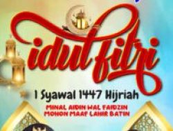 Wali Kota Bandar Lampung Mengucapkan Selamat Hari Raya Idulfitri 1447 H / 2026 M