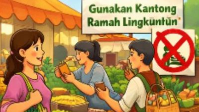Disdag Dorong Pedagang Gunakan Kemasan Ramah Lingkungan