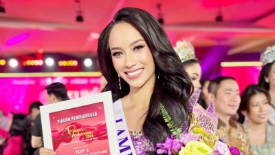 Agita Azara Tampil Memukau, Kostum “Bunga Senja” Bawa Lampung ke Top 3 Puteri Indonesia 2026