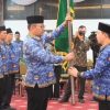 Sekdaprov Marindo Kurniawan Kukuhkan Pengurus Korpri Way Kanan