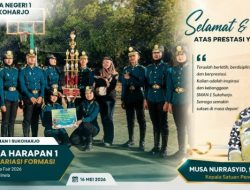 Tunjukkan Disiplin dan Kekompakan, Paskib SMAN 1 Sukoharjo Ukir Prestasi di Ajang Garda Fair 2026