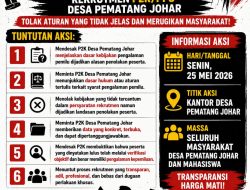 FWB-SU Soroti Rekrutmen P2K/PPS Desa Pematang Johar, Desak Transparansi dan Keterbukaan