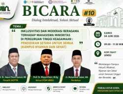 LP2M UINSU Gelar BICARA #10, Dorong Kampus Inklusif dan Moderat bagi Semua Mahasiswa