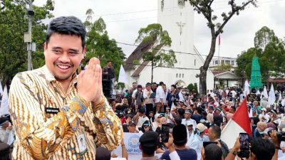 Ratusan Massa Demo di Depan Kantor Gubernur Sumut, Minta Program Makan Bergizi Gratis Dilanjutkan