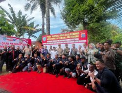 DPW PANI Sumut dan Warga Padang Matinggi Deklarasikan Dukungan Kampung Bebas Narkoba Bersama Polres Labuhanbatu