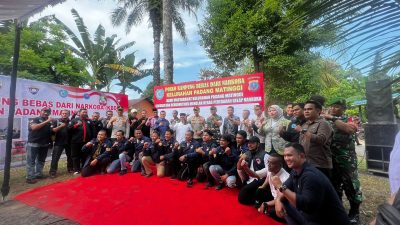 DPW PANI Sumut dan Warga Padang Matinggi Deklarasikan Dukungan Kampung Bebas Narkoba Bersama Polres Labuhanbatu