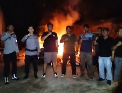 Viral Emak-emak Bongkar Dugaan Sarang Sabu, Polisi Bakar Barak Narkoba di Labura