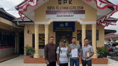 Hampir 6 Tahun Tak Ada Kepastian, warga Aek Natas resah, minta pendampingan Hukum, Halomoan Panjaitan,S.H, Datangi Polres Labuhanbatu Tanyakan Laporan terlalu lama di proses