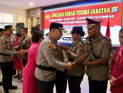 Kapolrestabes Medan Pimpin Sertijab dan Pisah Sambut PJU, Tekankan Profesionalisme dan Soliditas