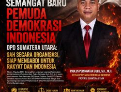 ‎Semangat Baru Pemuda Demokrasi Indonesia DPD Sumatera Utara: Sah Secara Organisasi, Siap Mengabdi Untuk Rakyat dan Indonesia 