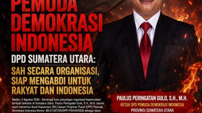 ‎Semangat Baru Pemuda Demokrasi Indonesia DPD Sumatera Utara: Sah Secara Organisasi, Siap Mengabdi Untuk Rakyat dan Indonesia 