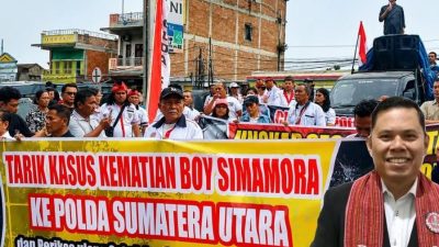 HBB-TGAPH&K Geruduk Polda Sumut, Desak Kasus Boy Simamora dan Hiras Diambil Alih
