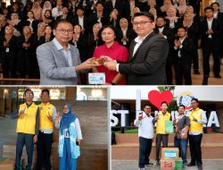 Donasi Buku Universitas Satya Terra Bhinneka Perkuat Gerakan Literasi Ruang Baca Bambu