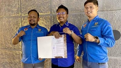 Randi Permana Terima SK Definitif Ketua DPD KNPI Binjai
