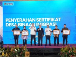 Menteri Imipas Kukuhkan 53 PIMPASA dan Resmikan Tiga Immigration Lounge di Sumatera Utara