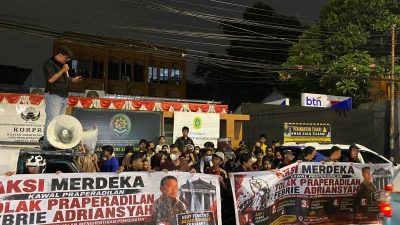 Massa Aksi Apresiasi Putusan Hakim, Praperadilan Febrie Adriansyah Ditolak