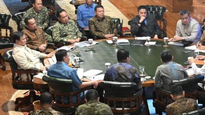 Presiden Prabowo Subianto Gelar Ratas di Hambalang, Bahas Rekrutmen Prajurit Dayak hingga Penanganan Karhutla