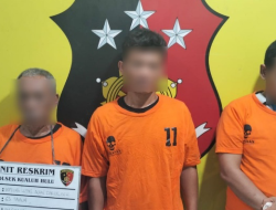 Digerebek Polisi Pagi Hari, 3 Pria Diciduk di Rumah Hijau Aek Kanopan Timur, Sabu 1,99 Gram Diamankan