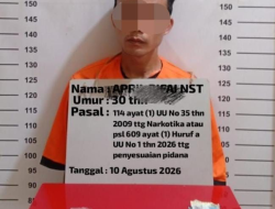 Pengedar Sabu di Perisai Diringkus Tim Satresnarkoba Polres Labuhanbatu