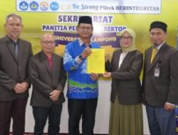Asep Sukohar Resmi Masuk Penjaringan Rektor Unila, Tawarkan Konsep Unila Excellent