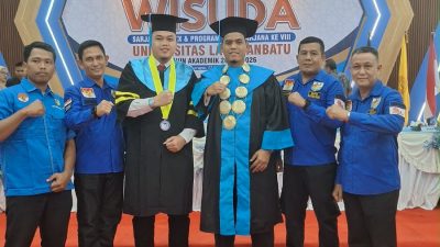 Ketua KNPI Muhammad Iqbal Pakpahan Diwisuda, ULB Sebagai Wujud Eksistensi Magister Hukum