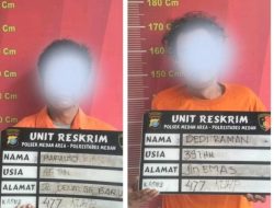 Curi Rokok dan Uang Jutaan Rupiah, Dua Pria Ditangkap Polsek Medan Area
