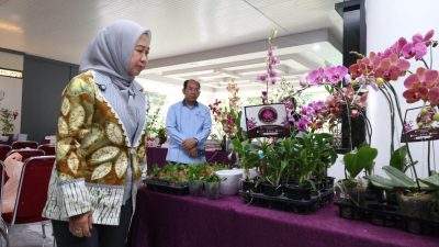 Dies Natalis ke-61, Unila Perkuat Pelestarian Anggrek Nusantara