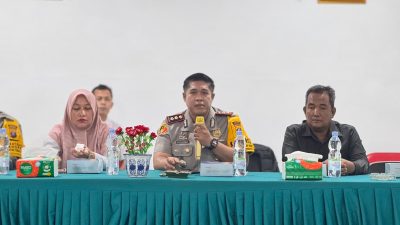 Kapolres Labusel Bersama Masyarakat Desa Simatahari, Ajak Bersama Perangi Narkoba dan Jaga Kamtibmas