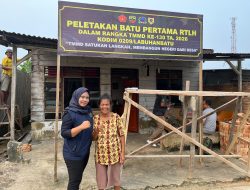 Ketua PWI Labuhanbatu Erni M. Hasibuan, S.E., M.M., Apresiasi Dandim 0209/LB Letkol Kav Hanung Kaptiaji, S.Sos., M.I.P., Atas Program Bedah Rumah Warga di TMMD Ke-130