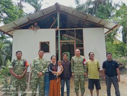 Dansatgas TMMD ke 130 Kodim 0209/Labuhanbatu, Anak Warga Minta Berfose Ria.