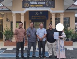 Ahli Waris Alm HL Siregar Resmi Laporkan Oknum Yang Menjual Belikan Tanah Tanpa Hak Milik Alm, Ayahnya di Polres Labuhanbatu